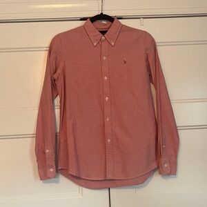 Ralph Lauren Slim Fit Classic Red Button-Down Shirt